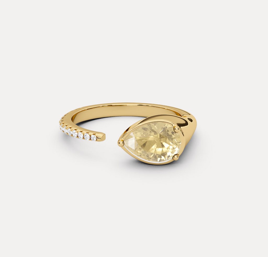 Niki Ring in Butter Yellow