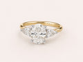 Oval with Pear Side Stones