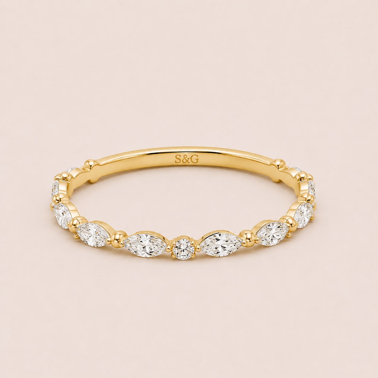 Valeska Marquise Pavé Ring