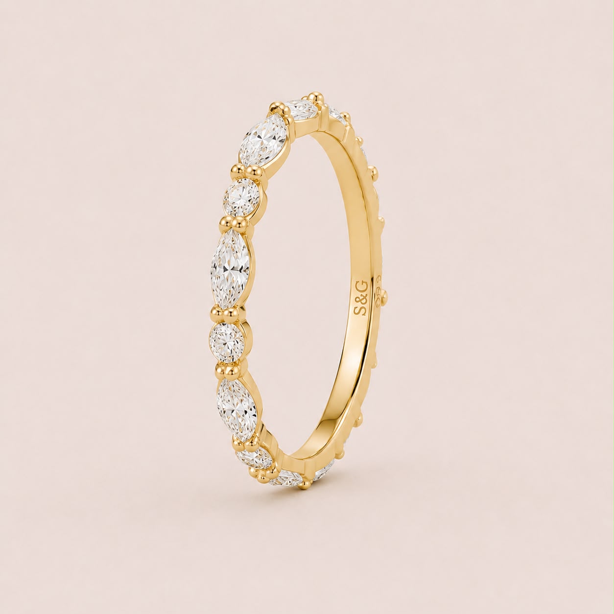 Valeska Marquise Pavé Ring