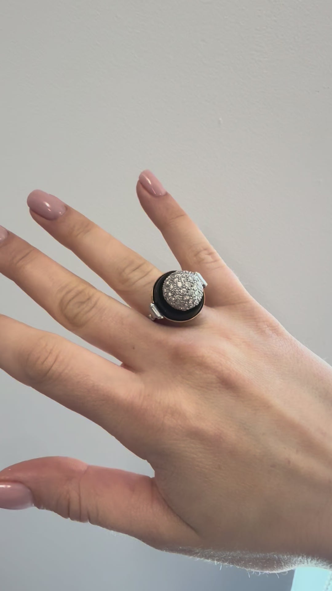 14k Art Deco Diamond Ring