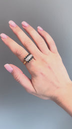 18k Sapphire & Diamond Ring