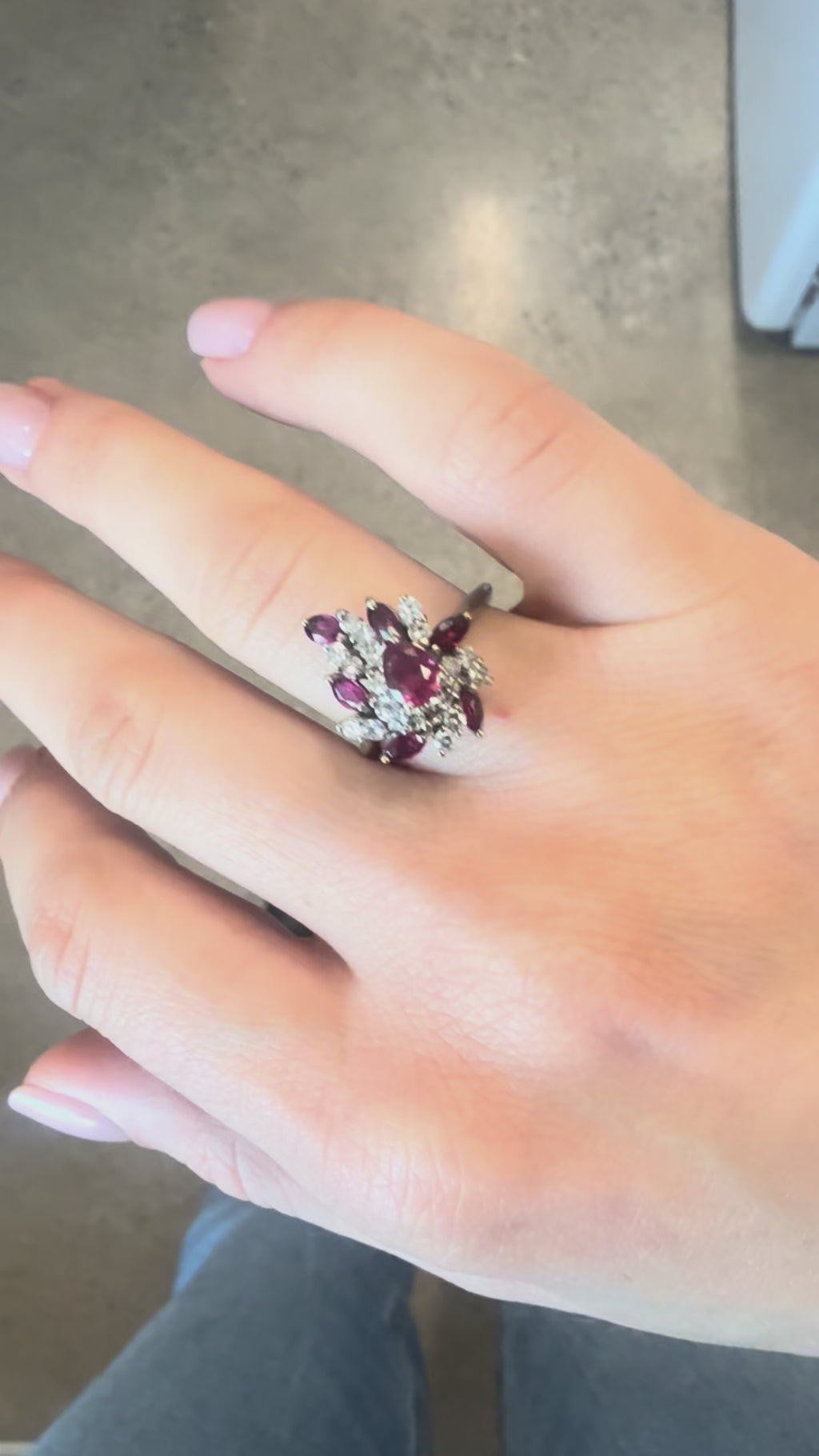 14k Ruby & Diamond Ring