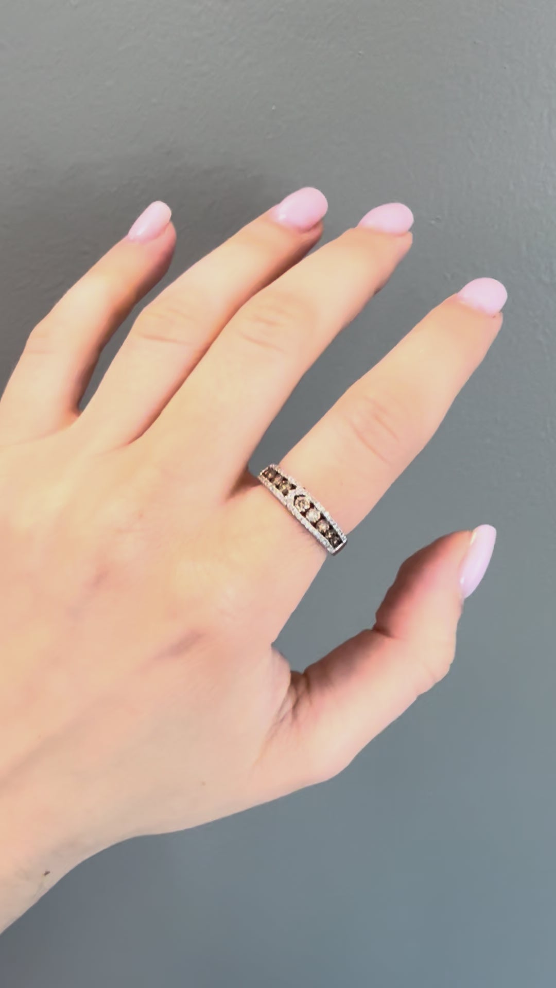 14k Fancy Brown Diamond Ring