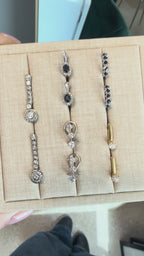 14k Dangling Diamond Earrings