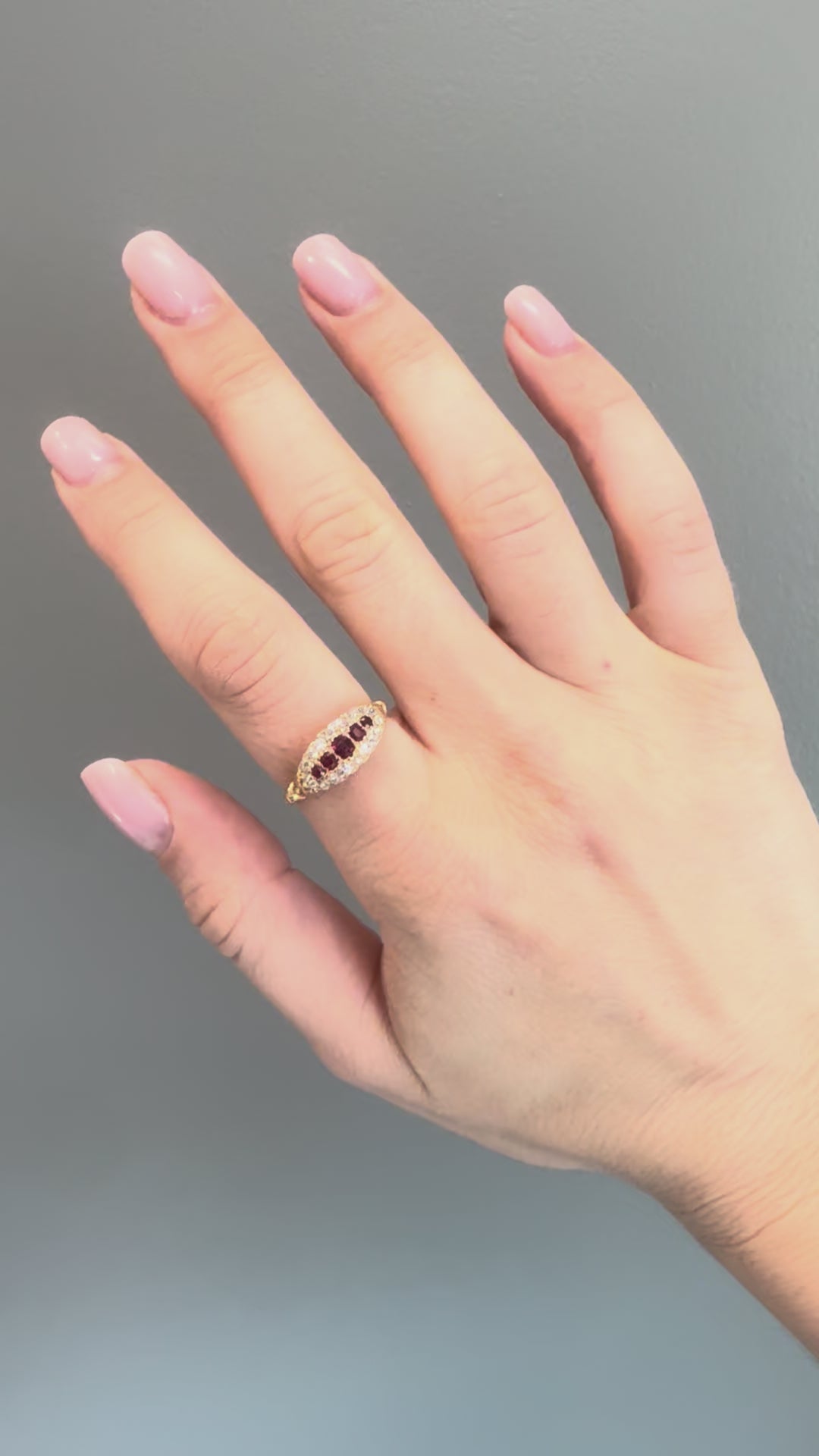 18k Ruby & Diamond Ring